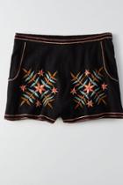 American Eagle Outfitters Ae Embroidered Hi-rise Short