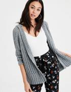 American Eagle Outfitters Ae Hooded Cardigan Sweater