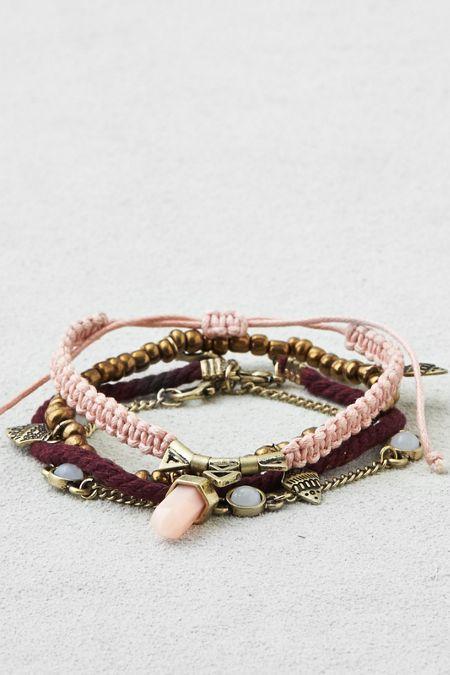 American Eagle Outfitters Ae Brass & Pink Arm Party