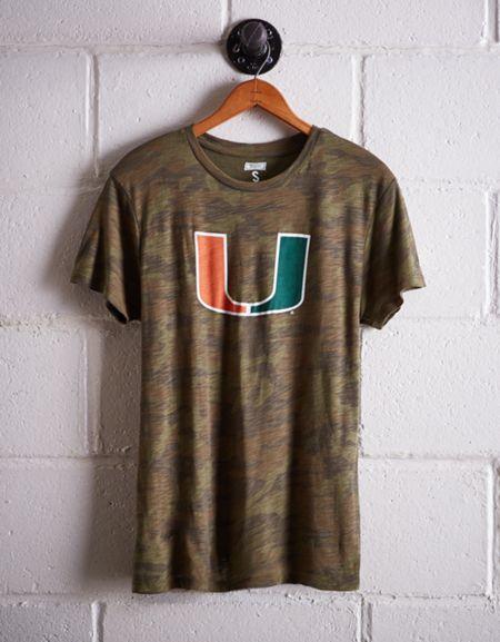 Tailgate Women's Miami Camo Boyfriend Tee