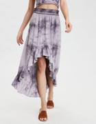 American Eagle Outfitters Ae Tie-dye Hi-low Maxi Skirt