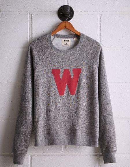 Tailgate Women's Wisconsin Boyfriend Sweatshirt