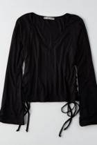 American Eagle Outfitters Don't Ask Why Bell Sleeve Shirt