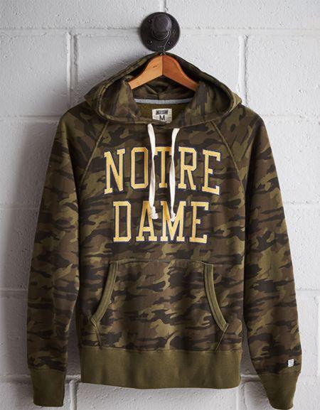 Tailgate Men's Notre Dame Camo Hoodie