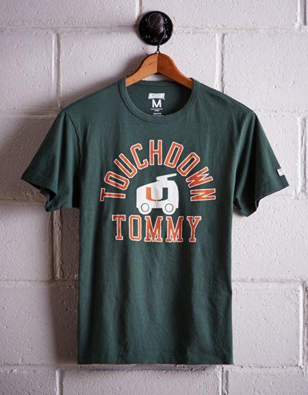 Tailgate Men's Miami Touchdown Tommy T-shirt