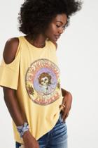 American Eagle Outfitters Grateful Dead Cold Shoulder Graphic T-shirt