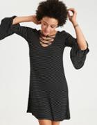 American Eagle Outfitters Ae Strappy Scoop Bell-sleeve Dress