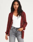 American Eagle Outfitters Ae Slouchy Waffle Cardigan