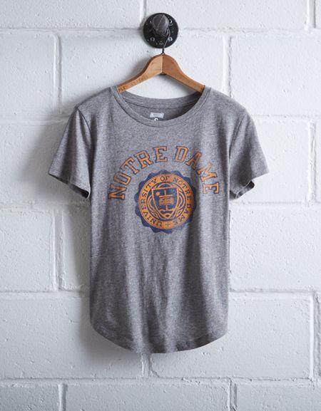 Tailgate Women's Notre Dame Seal T-shirt