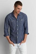 American Eagle Outfitters Ae Chambray Workwear Shirt