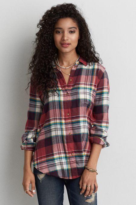 American Eagle Outfitters Ae Ahh-mazingly Soft Boyfriend Shirt