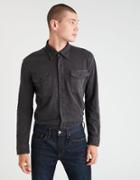 American Eagle Outfitters Ae Slub Jersey Button-down Shirt