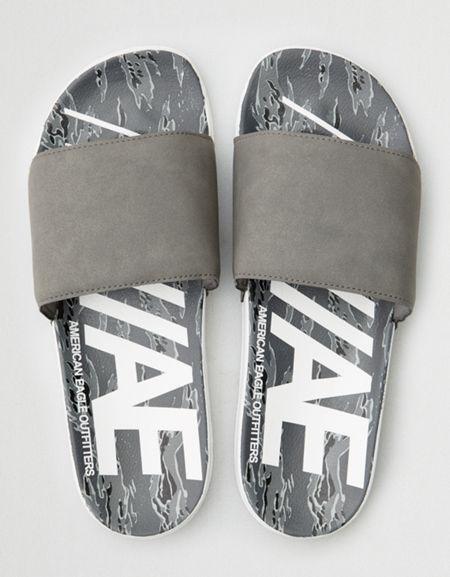 American Eagle Outfitters Ae Logo Footbed Slide
