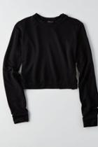 American Eagle Outfitters Don't Ask Why Cropped Terry Sweatshirt
