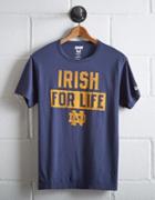 Tailgate Men's Notre Dame Irish For Life T-shirt