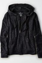 American Eagle Outfitters Ae Soft & Sexy Plush Full-zip Hoodie