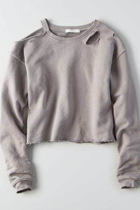 American Eagle Outfitters Don't Ask Why Crew Sweatshirt