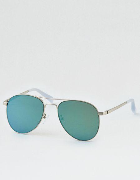 American Eagle Outfitters Green Pilot Sunglasses