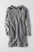 American Eagle Outfitters Don't Ask Why Distressed Sweatshirt Dress