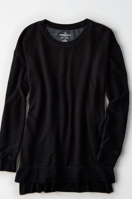 American Eagle Outfitters Ae Soft & Sexy Split Side Sweatshirt