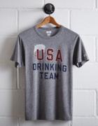 Tailgate Men's Usa Drinking Team T-shirt