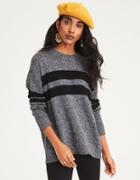 American Eagle Outfitters Ae Chest Stripe Pullover Sweater