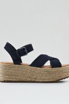 American Eagle Outfitters Ae Suede Flatform Sandal