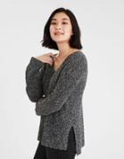 American Eagle Outfitters Ae Textured V-neck Jegging Pullover