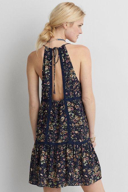 American Eagle Outfitters Ae Floral Slip Dress