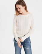 American Eagle Outfitters Ae Slouchy Cable Knit Sweater