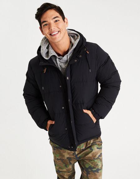 American Eagle Outfitters Ae Hooded Puffer Jacket