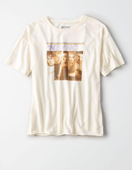 American Eagle Outfitters Ae N'sync Vintage Graphic Tee