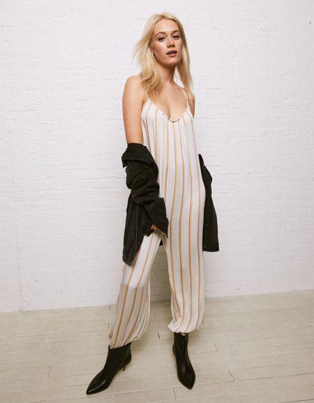 American Eagle Outfitters Don't Ask Why Scoop Neck Cami Jumpsuit