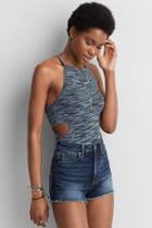 American Eagle Outfitters Ae Cutout Hi-neck Tank
