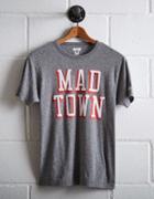 Tailgate Men's Wisconsin Badgers Mad Town T-shirt