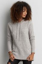 American Eagle Outfitters Ae Textured Hooded Sweater
