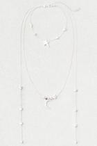 American Eagle Outfitters Ae Star & Moon Charm Necklace