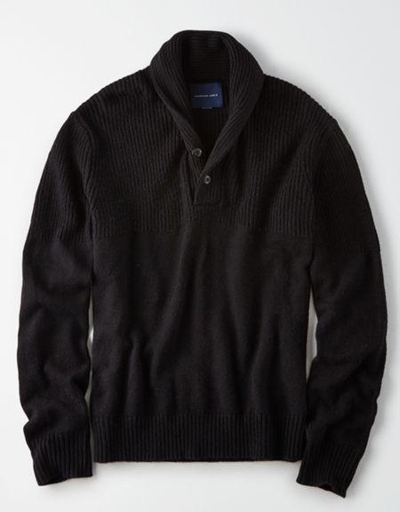 American Eagle Outfitters Ae Texture Block Popover Shawl