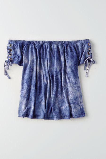 American Eagle Outfitters Ae Soft & Sexy Grommet T-shirt