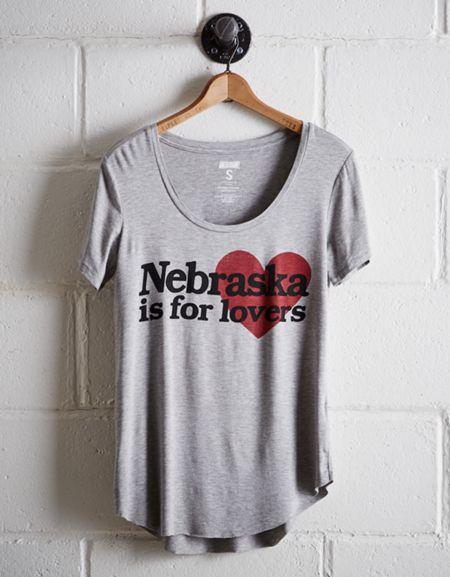 Tailgate Women's Nebraska Scoop Neck Tee