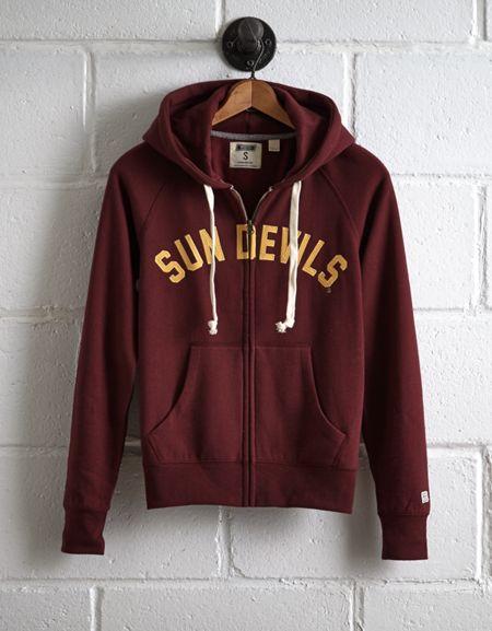 Tailgate Women's Arizona State Zip Hoodie