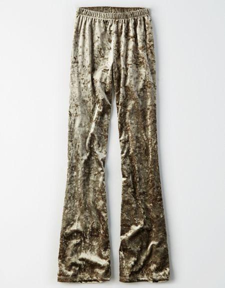 American Eagle Outfitters Don't Ask Why Crushed Velvet Pant