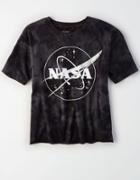 American Eagle Outfitters Ae Acid Washed Nasa T-shirt