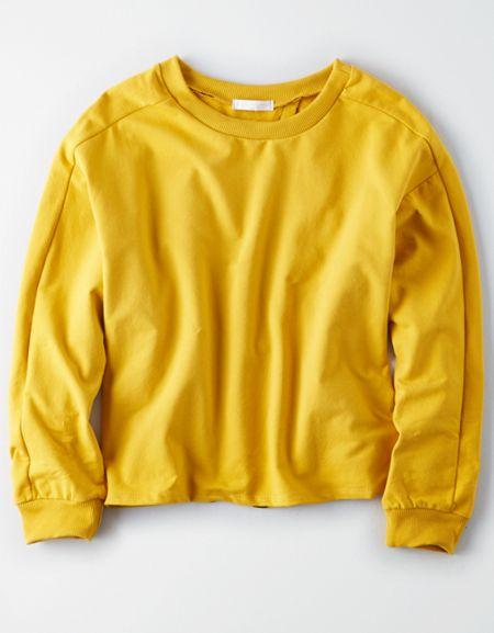 American Eagle Outfitters Don't Ask Why Open Back Sweatshirt
