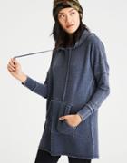 American Eagle Outfitters Ae Drop-shoulder Tunic Hoodie