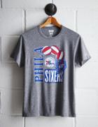 Tailgate Men's Philadelphia 76ers Retro T-shirt