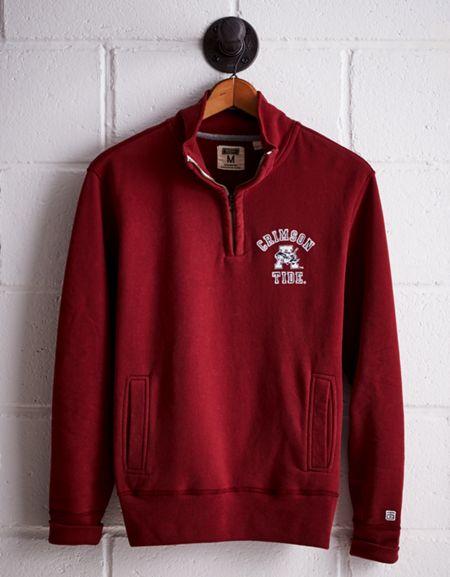 Tailgate Men's Alabama Half-zip Fleece Popover