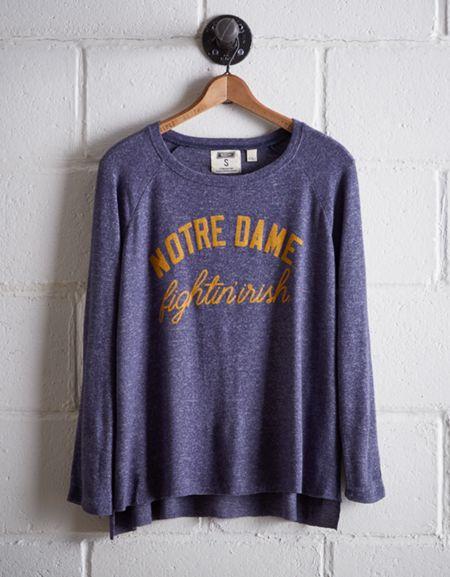 Tailgate Women's Notre Dame Plush Tee