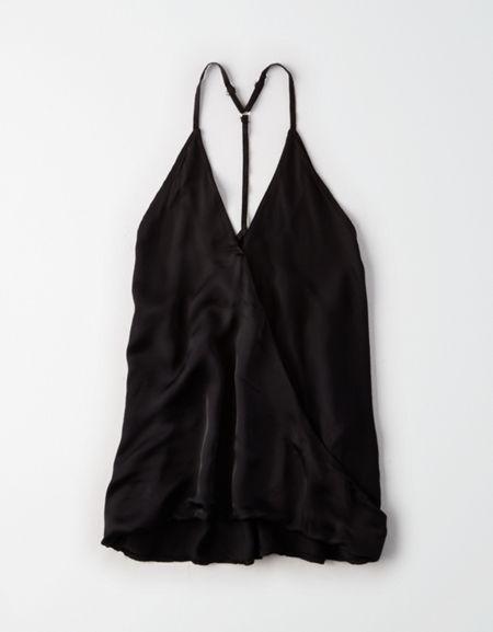 American Eagle Outfitters Don't Ask Why Satin Tank
