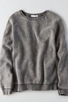 American Eagle Outfitters Don't Ask Why Reverse Boyfriend Sweatshirt